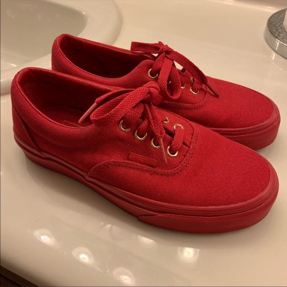 all red vans era
